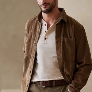 Banana Republic Factory Cozy Jersey Henley Top